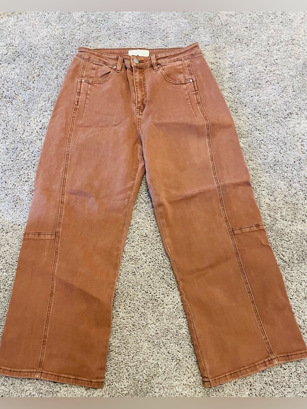 Women’s RISEN LOS ANGELES NWT!! wide leg cropped 
Size 9/29- 11/30 Espresso